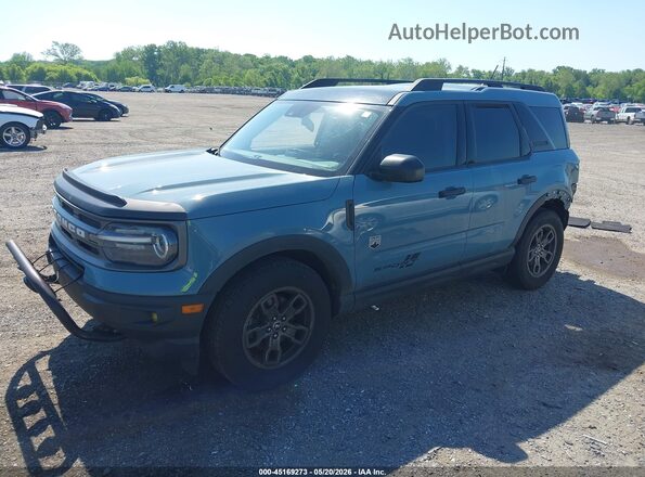 3FMCR9B6XMRA54089 2021 FORD BRONCO SPORT Blue Front left