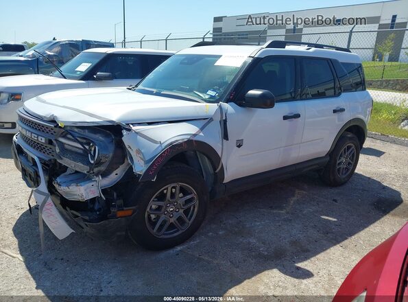 3FMCR9BNXSRE96813 2025 FORD BRONCO SPORT White წინა მარცხენა ხედი სამი მეოთხედიდან
