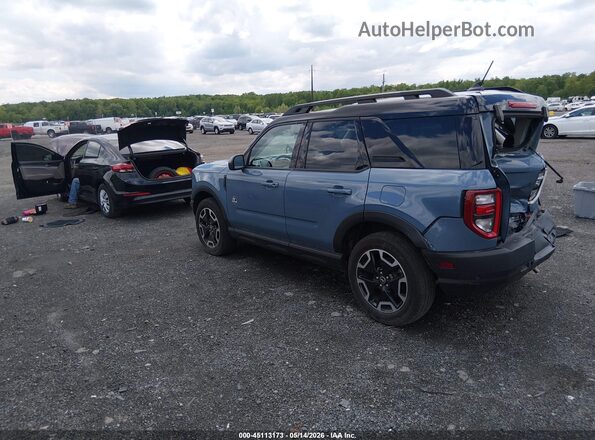 3FMCR9C60RRE03301 2024 FORD BRONCO SPORT Blue Trasero izquierdo