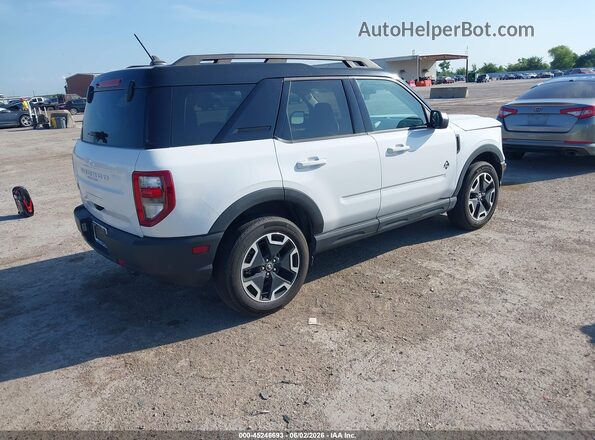 3FMCR9C62RRF40160 2024 FORD BRONCO SPORT White Հետևի աջ