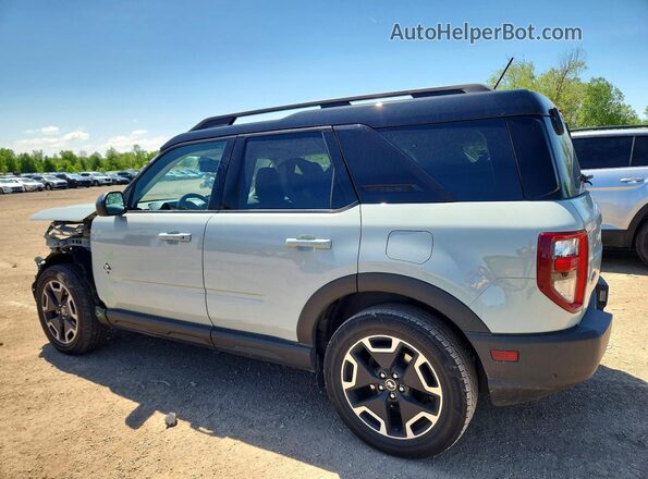 3FMCR9C63MRA57334 2021 FORD BRONCO Серый Задняя левая четверть