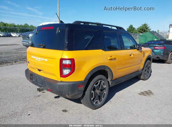 3FMCR9C64PRD01612 2023 FORD BRONCO SPORT Yellow უკანა მარჯვენა