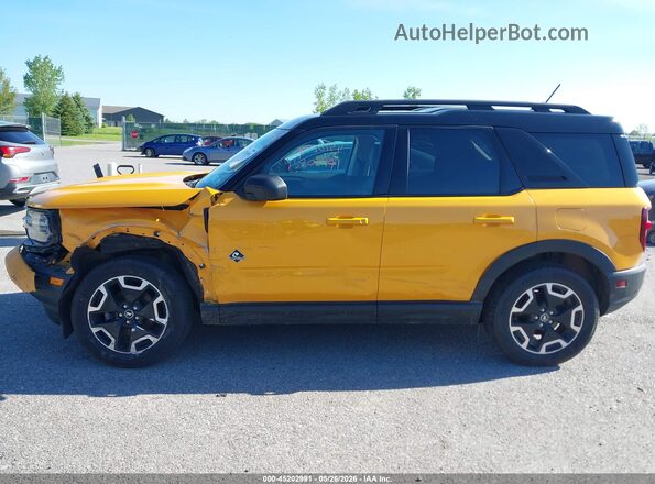 3FMCR9C64PRD01612 2023 FORD BRONCO SPORT Yellow სალონის 360-გრადუსიანი ხედი