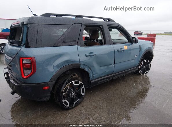 3FMCR9C67NRE29050 2022 FORD BRONCO SPORT Синий Задняя правая четверть