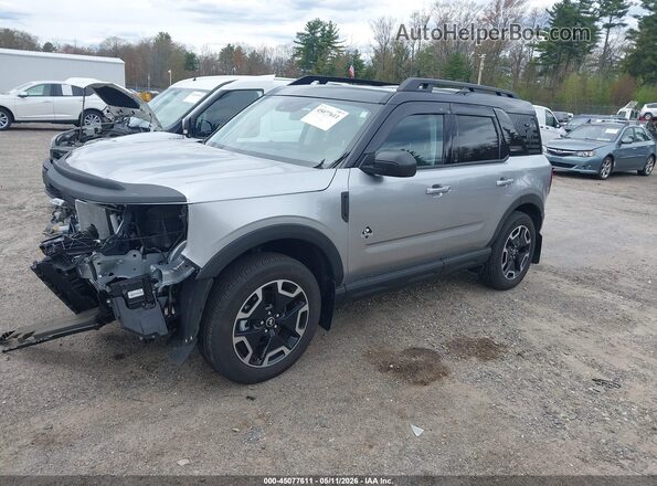 3FMCR9C68PRD69332 2023 FORD BRONCO SPORT Silver Передня ліва чверть
