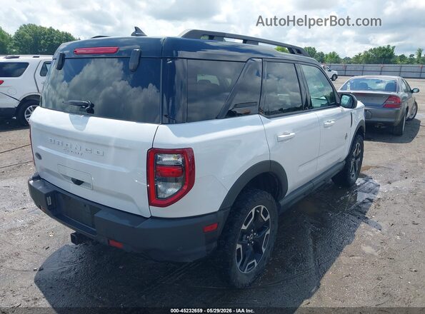 3FMCR9C69PRD21760 2023 FORD BRONCO SPORT White Trasero derecho