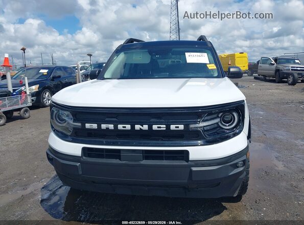 3FMCR9C69PRD21760 2023 FORD BRONCO SPORT White Vista del cuadro de instrumentos