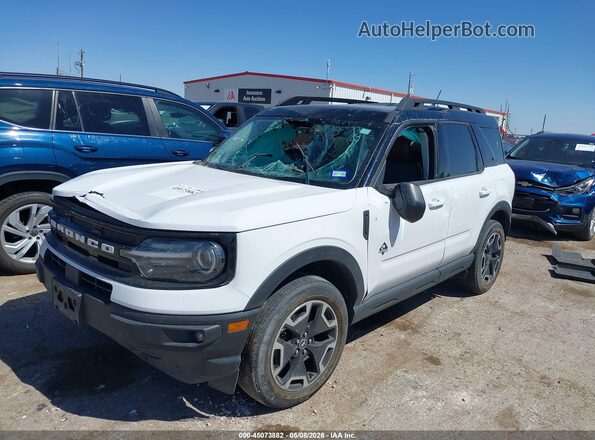 3FMCR9C69RRE64047 2024 FORD BRONCO SPORT White Առջևի ձախ երեք քառորդ տեսարան