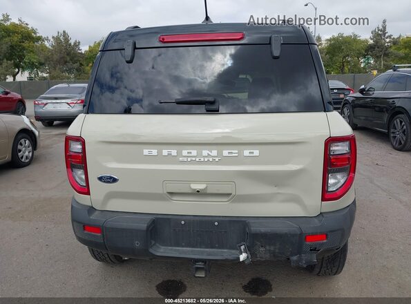 3FMCR9DA4SRE70699 2025 FORD BRONCO SPORT Cream Вид спереду
