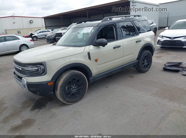 3FMCR9DA4SRE70699 2025 FORD BRONCO SPORT Cream Передня ліва чверть