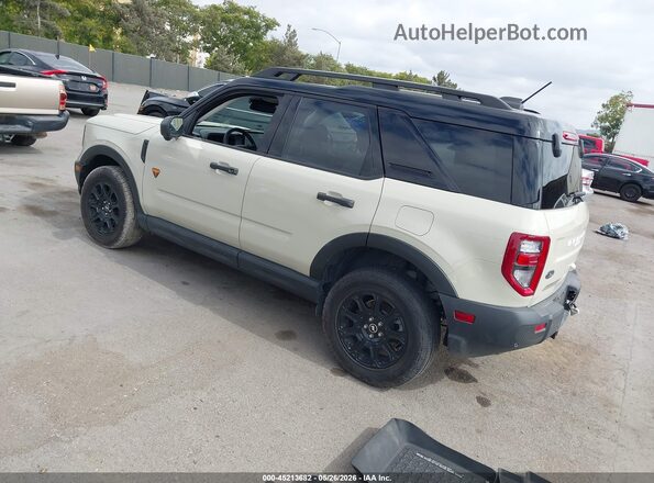 3FMCR9DA4SRE70699 2025 FORD BRONCO SPORT Cream Задня ліва чверть