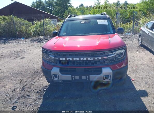 3FMCR9DA4TRE14165 2026 FORD BRONCO SPORT Red Вид щитка приладів