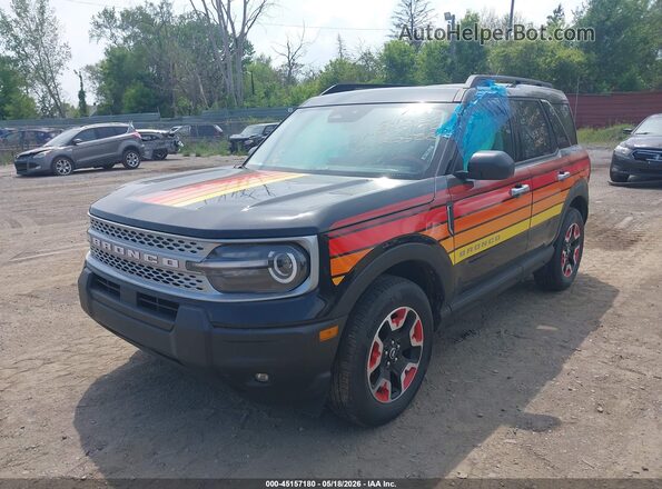 3FMCR9KN1SRE83156 2025 FORD BRONCO SPORT Черный Передняя левая четверть
