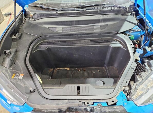 3FMTK3SS3NMA25403 2022 FORD MUSTANG Blue Engine compartment view