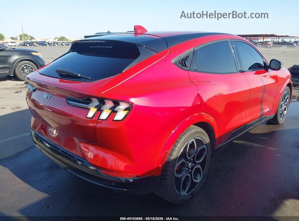 3FMTK4SE7MME01521 2021 FORD MUSTANG MACH-E Red Rear right