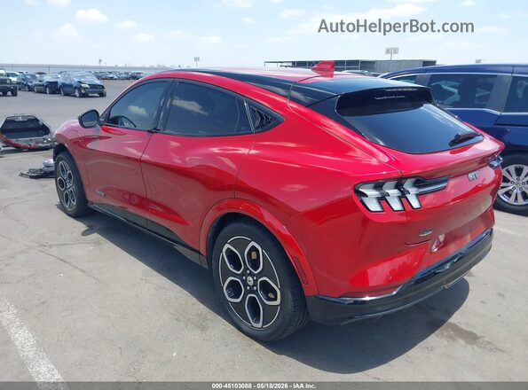 3FMTK4SE7MME01521 2021 FORD MUSTANG MACH-E Red Rear left