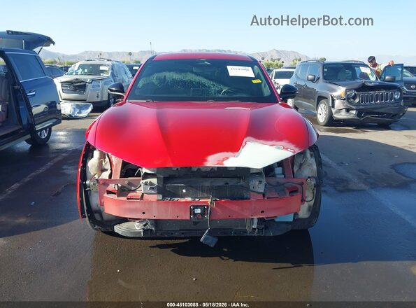 3FMTK4SE7MME01521 2021 FORD MUSTANG MACH-E Red Rear interior view