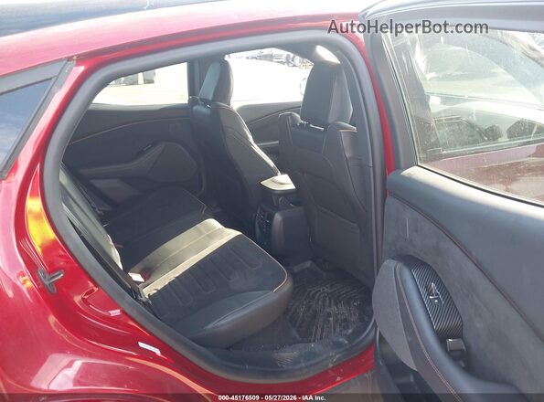 3FMTK4SE7PMA75224 2023 FORD MUSTANG MACH-E Red VIN კოდის სტიკერის ხედი