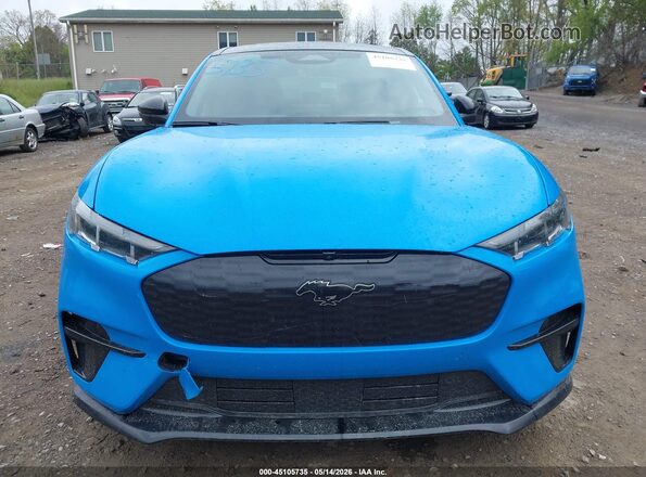 3FMTK4SX3RMA11122 2024 FORD MUSTANG MACH-E Blue Вид щитка приладів