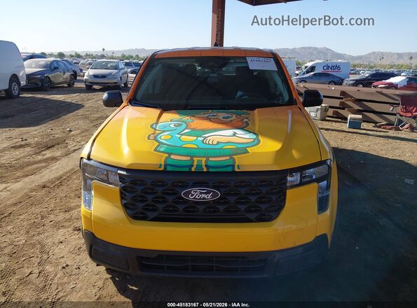 3FTTW8BA1SRB38360 2025 FORD MAVERICK Yellow Вид щитка приладів