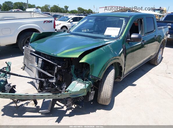 3FTTW8BA8SRB52563 2025 FORD MAVERICK Зеленый Передняя левая четверть