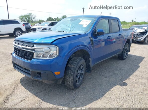 3FTTW8F90PRA38404 2023 FORD MAVERICK Blue Առջևի ձախ երեք քառորդ տեսարան