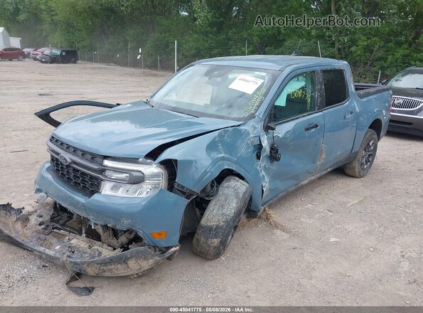 3FTTW8F93NRA92504 2022 FORD MAVERICK Синий Передняя левая четверть