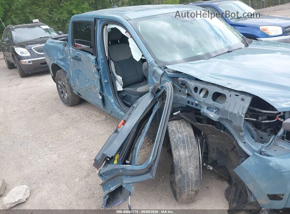 3FTTW8F93NRA92504 2022 FORD MAVERICK Синий Вид задней части салона