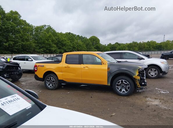 3FTTW8F94PRA54055 2023 FORD MAVERICK Yellow 360 interior view