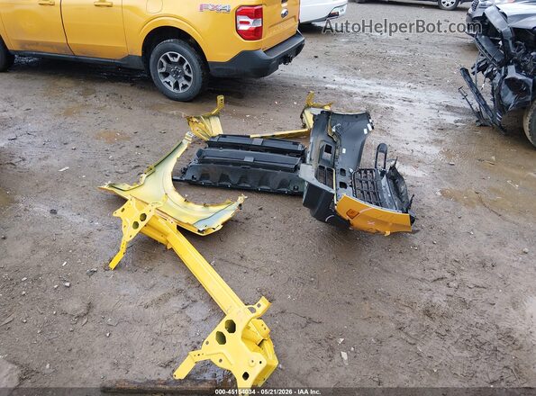 3FTTW8F94PRA54055 2023 FORD MAVERICK Yellow Instrument cluster view