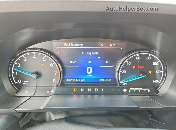 3FTTW8F98PRA37274 2023 FORD MAVERICK White Սարքավորումների վահանակի տեսք