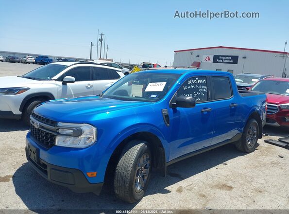 3FTTW8F9XNRA05665 2022 FORD MAVERICK Dark Blue Передняя левая четверть