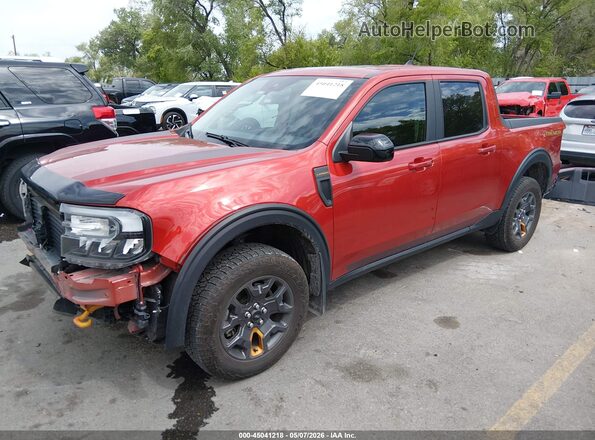 3FTTW8R95RRA23802 2024 FORD MAVERICK Orange Vista tres cuartos delantera izquierda
