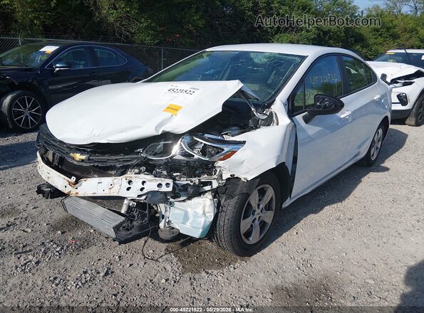3G1BC5SM0HS528745 2017 CHEVROLET CRUZE White Առջևի ձախ երեք քառորդ տեսարան
