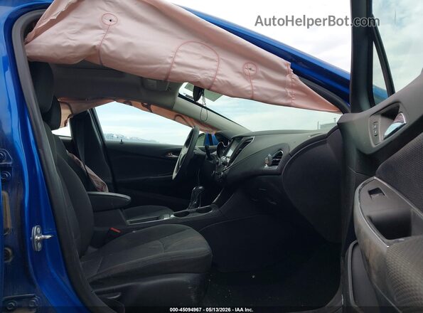 3G1BE6SM0JS651967 2018 CHEVROLET CRUZE Синий Вид салона спереди