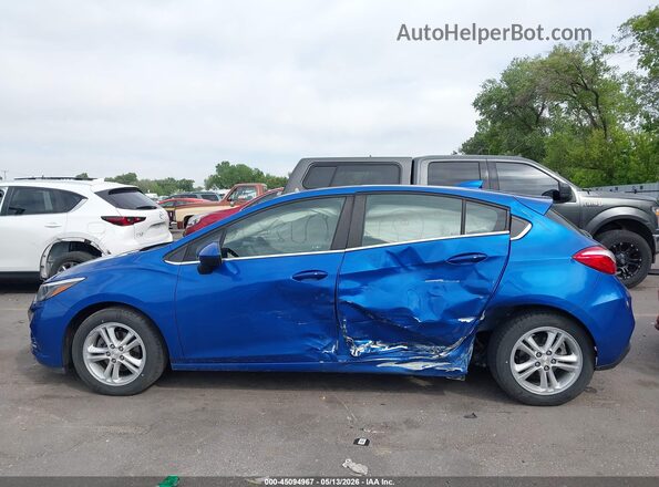 3G1BE6SM0JS651967 2018 CHEVROLET CRUZE Синий Панорамный вид салона 360°