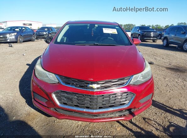 3G1BE6SM1HS579896 2017 CHEVROLET CRUZE Красный Вид щитка приборов