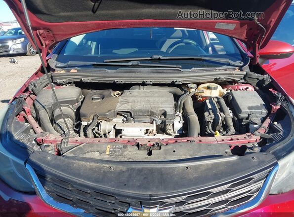 3G1BE6SM1HS579896 2017 CHEVROLET CRUZE Красный Вид сзади