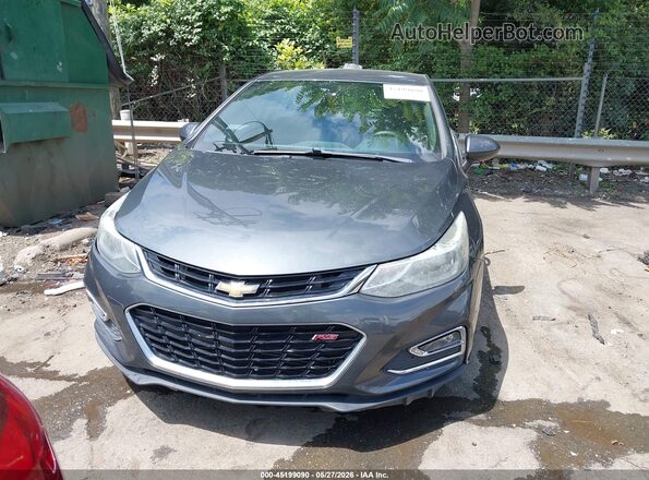 3G1BE6SM2JS589343 2018 CHEVROLET CRUZE Серый Вид щитка приборов