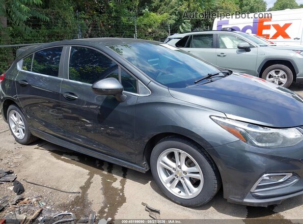 3G1BE6SM2JS589343 2018 CHEVROLET CRUZE Серый Вид задней части салона