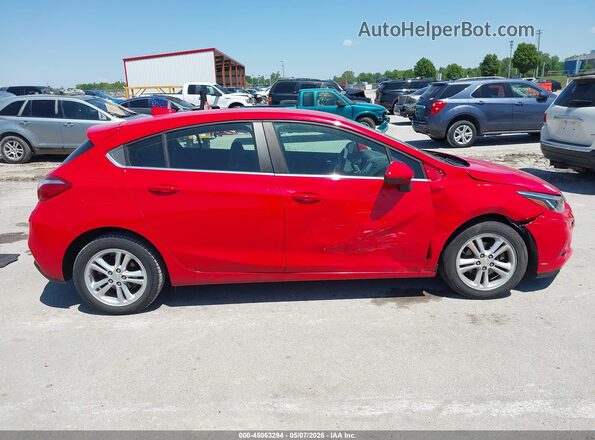 3G1BE6SM7JS607061 2018 CHEVROLET CRUZE Red 
