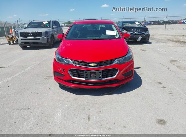 3G1BE6SM7JS607061 2018 CHEVROLET CRUZE Red 