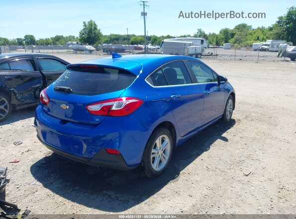 3G1BE6SM7JS654509 2018 CHEVROLET CRUZE Blue Tył prawy