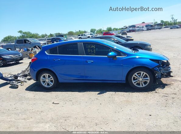 3G1BE6SM7JS654509 2018 CHEVROLET CRUZE Blue Widok wnętrza 360 stopni