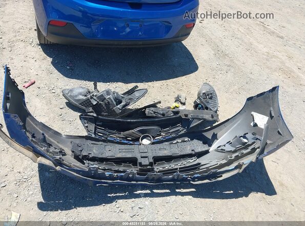 3G1BE6SM7JS654509 2018 CHEVROLET CRUZE Blue Widok zestawu wskaźników
