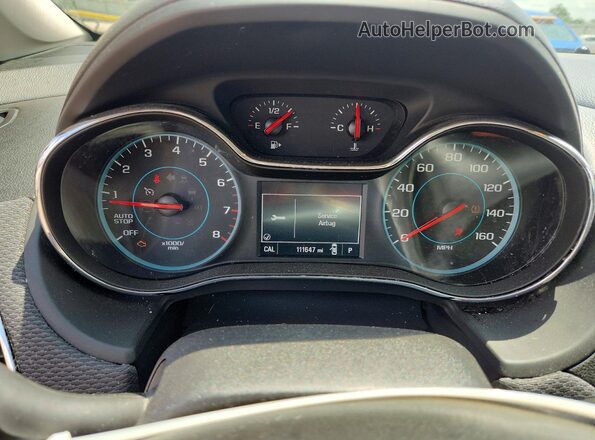 3G1BE6SM8JS625875 2018 CHEVROLET CRUZE White Vista del cuadro de instrumentos