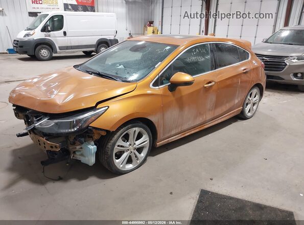 3G1BF6SM8HS535570 2017 CHEVROLET CRUZE Orange Front left