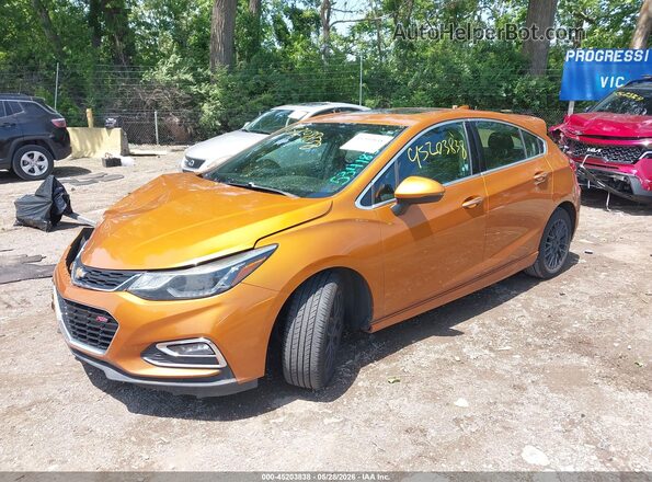 3G1BF6SM9HS583305 2017 CHEVROLET CRUZE Orange Передня ліва чверть