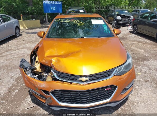 3G1BF6SM9HS583305 2017 CHEVROLET CRUZE Orange Вид щитка приладів