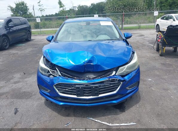 3G1BF6SM9HS585703 2017 CHEVROLET CRUZE Blue Вид щитка приладів